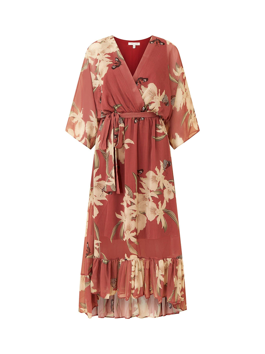 Nancy – Elegant Kimono Midi Dress