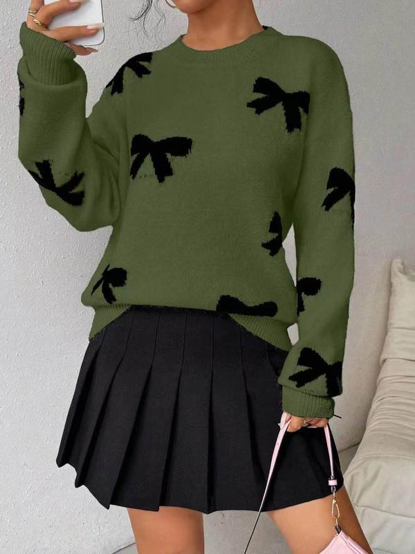 Jill – Casual Long Sleeve Round Neck Sweater