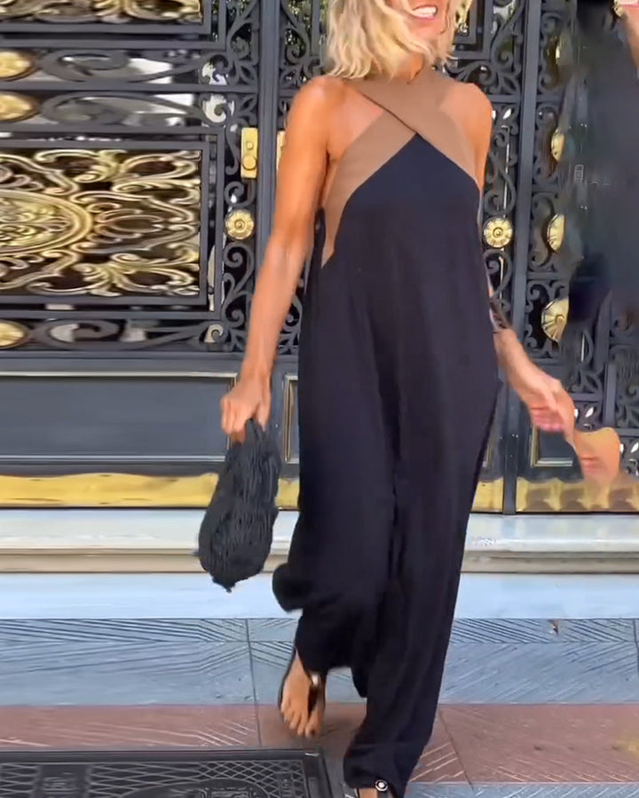 Deirdre – Breezy V-Neck Wide-Leg Set