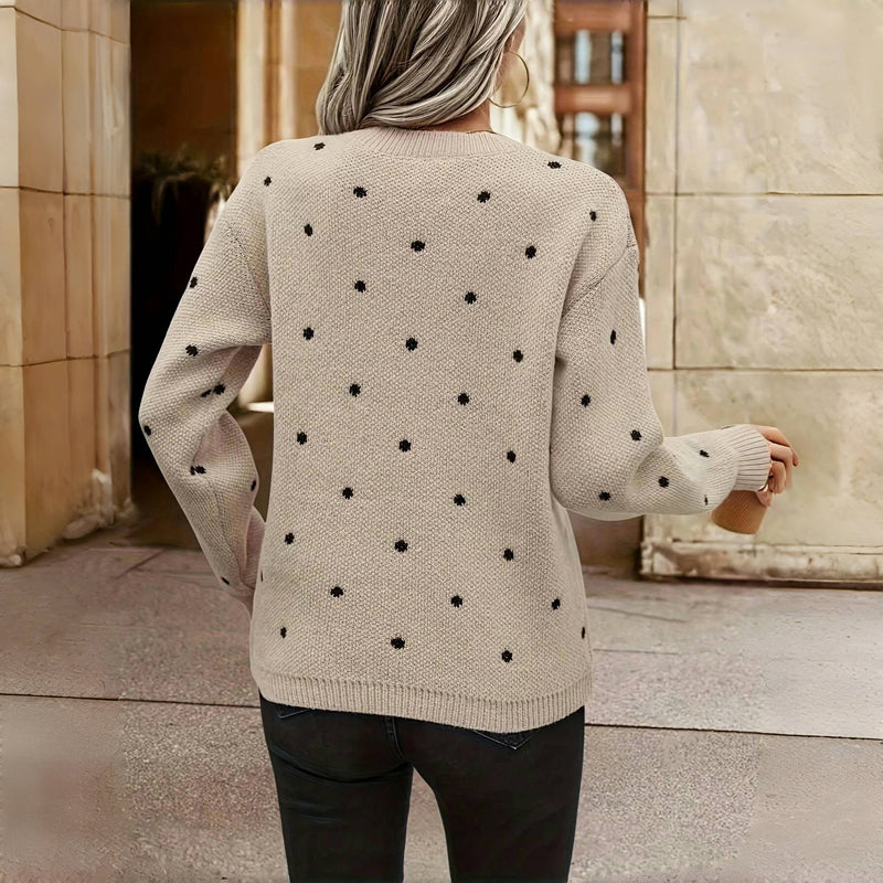 Matilda – Chic Drop Shoulder Knitted Sweater
