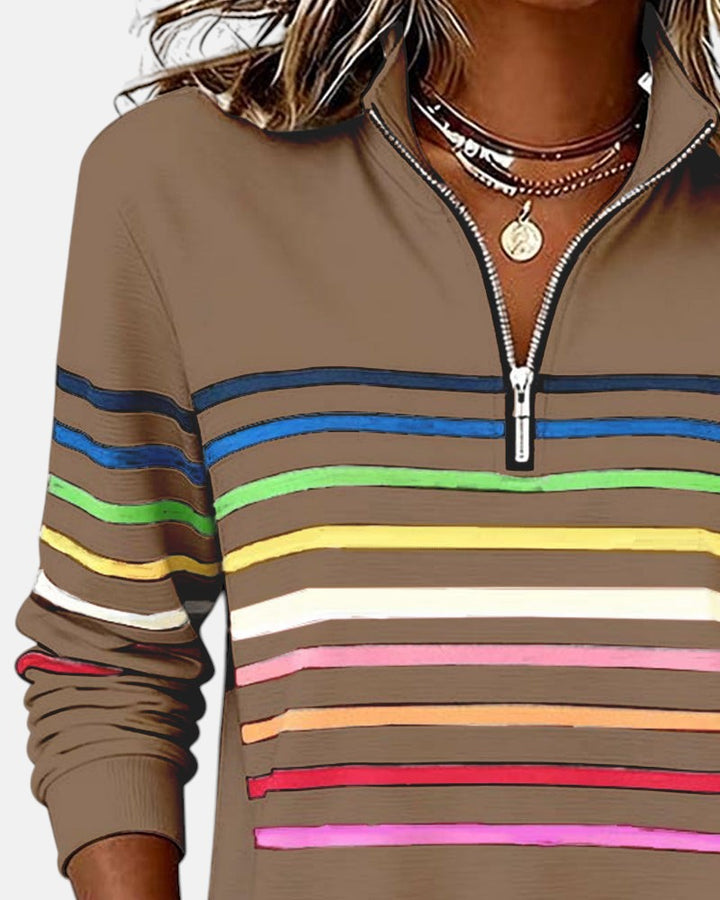Barbara – Comfortable Striped Jumper