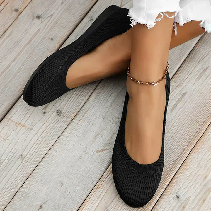 Rosemary – Bicolour Flat Mule