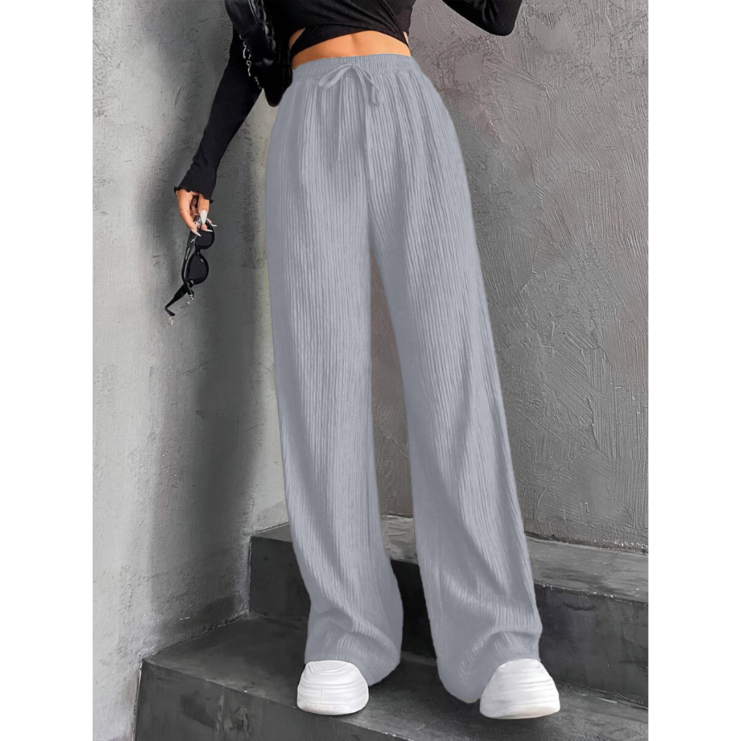 Lynda – Casual Wide Leg Comfy Everyday Trousers