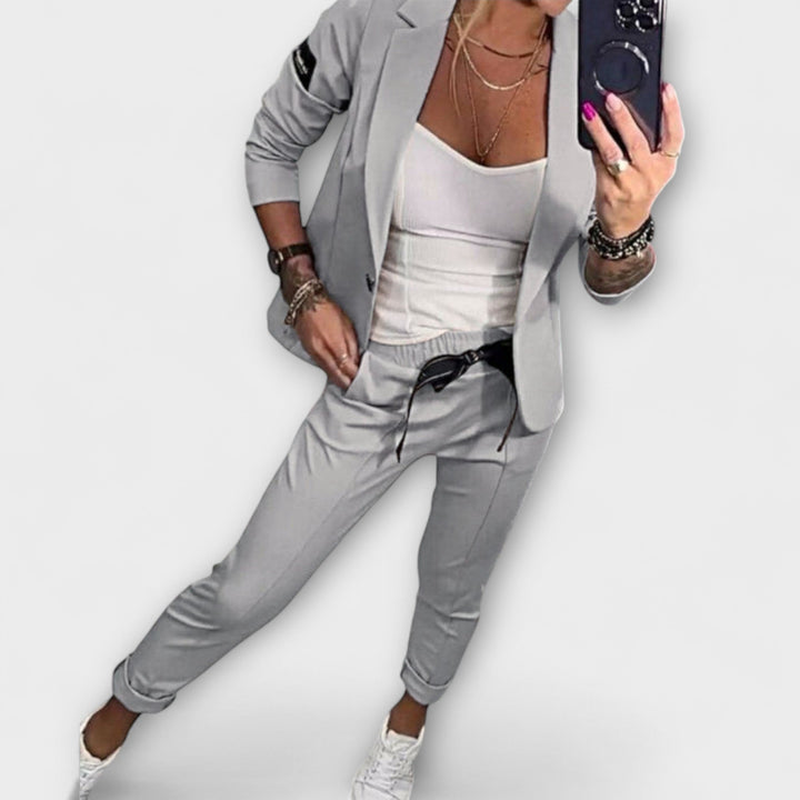 Rosetta – Elegant Top Jacket and Pants Set