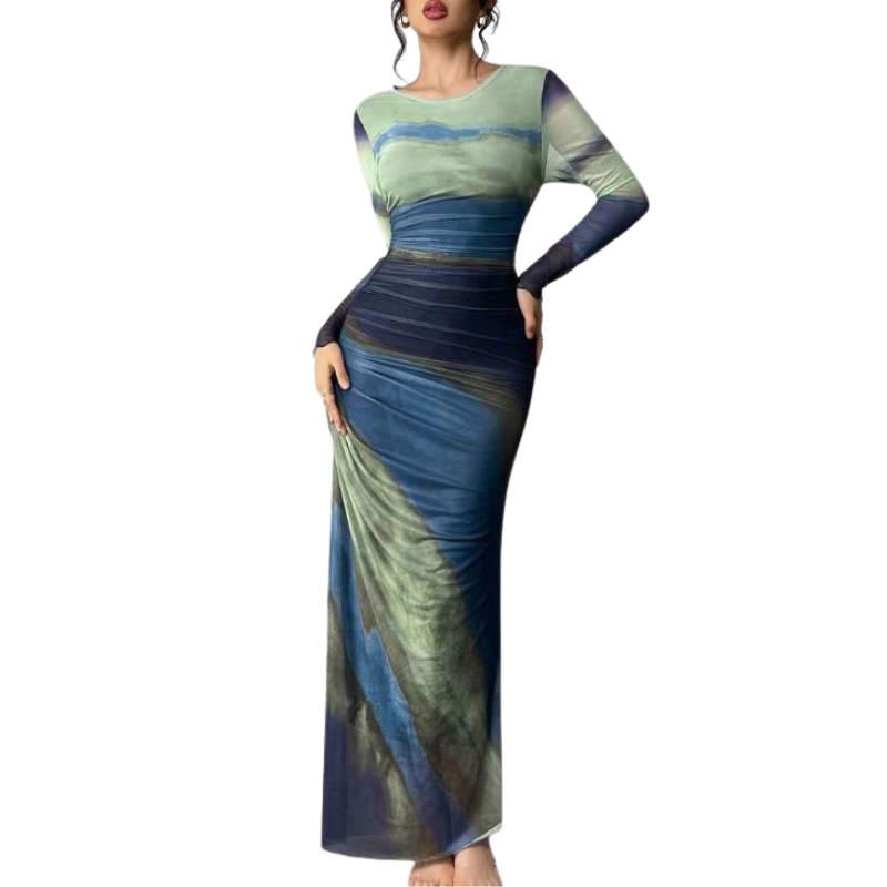 Jill – Stylish Leopard Ruched Bodycon Dress