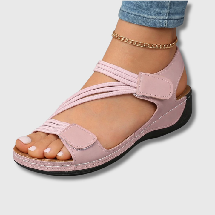 Agnes – Lightweight Cross-Strap Comfort Sandals