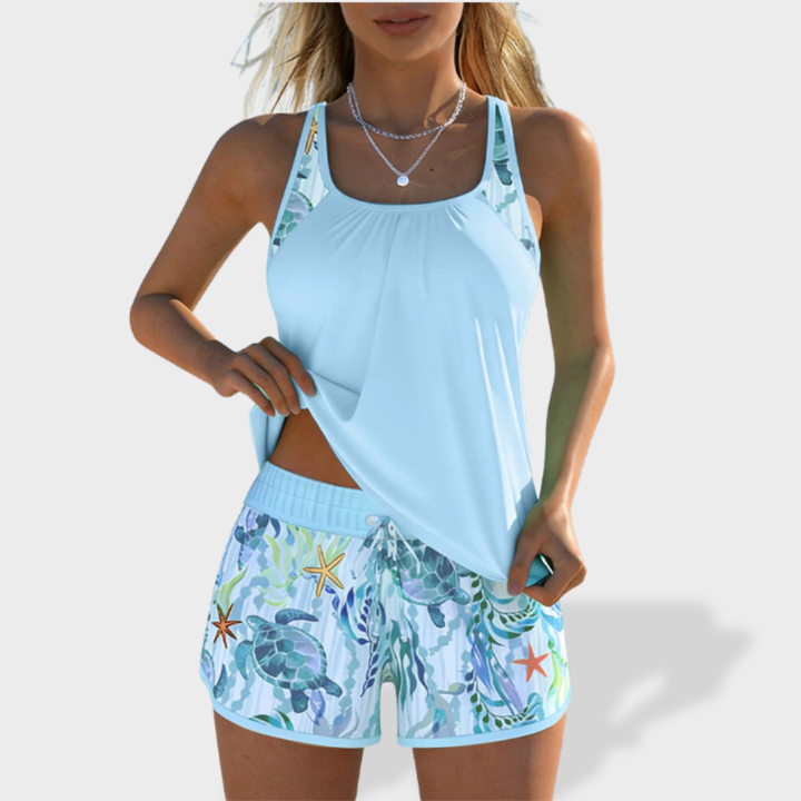 Aislinn – Flattering Tankini Swim Set