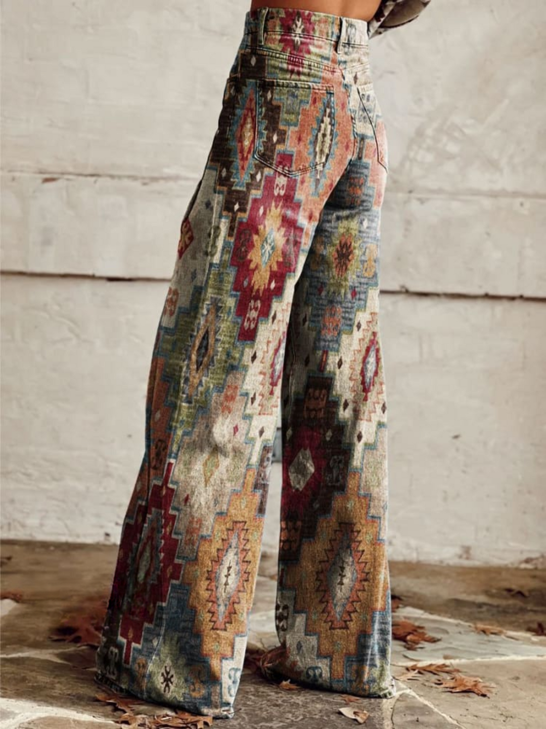 Sienna – Vintage Boho Wide Leg Trousers