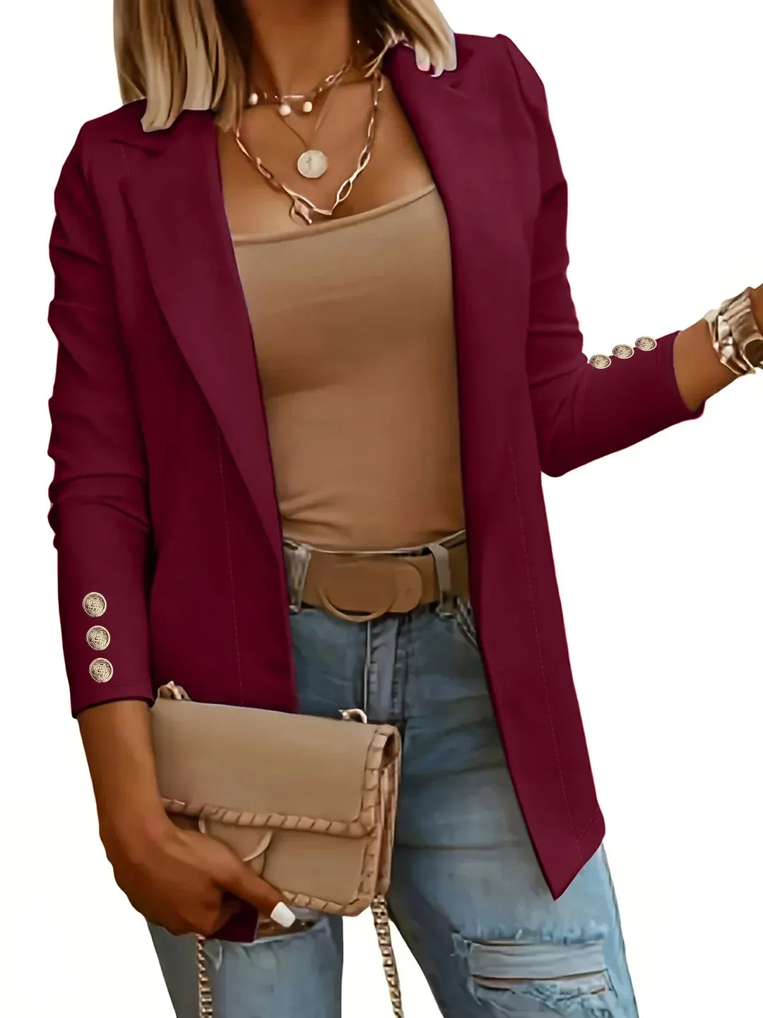 Teresa – Classic Leather Moto Jacket