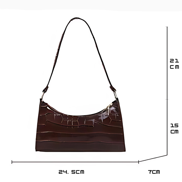 Gemma – Shiny Leather Bag