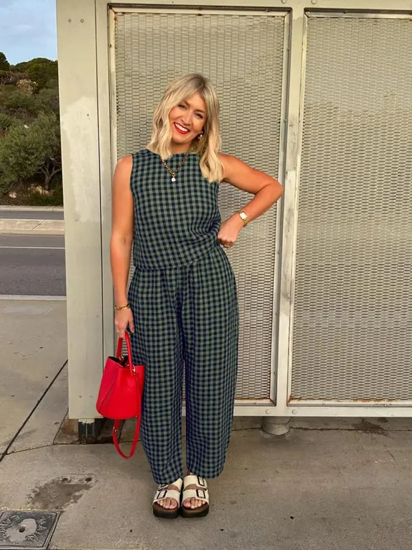Ethel – Lightweight Casual Sleeveless Two-Piece Loungewear