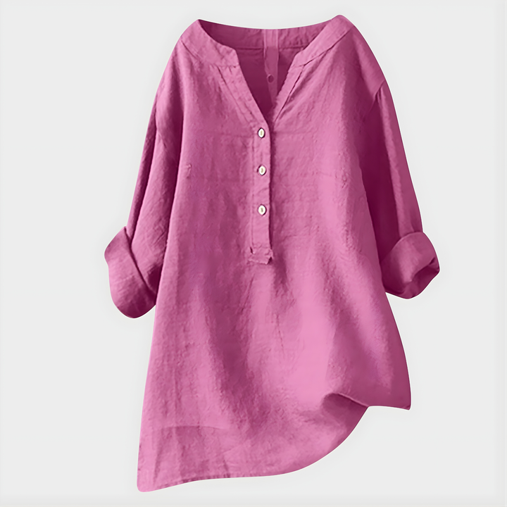 Diane – Elegant V-Neck Blouse