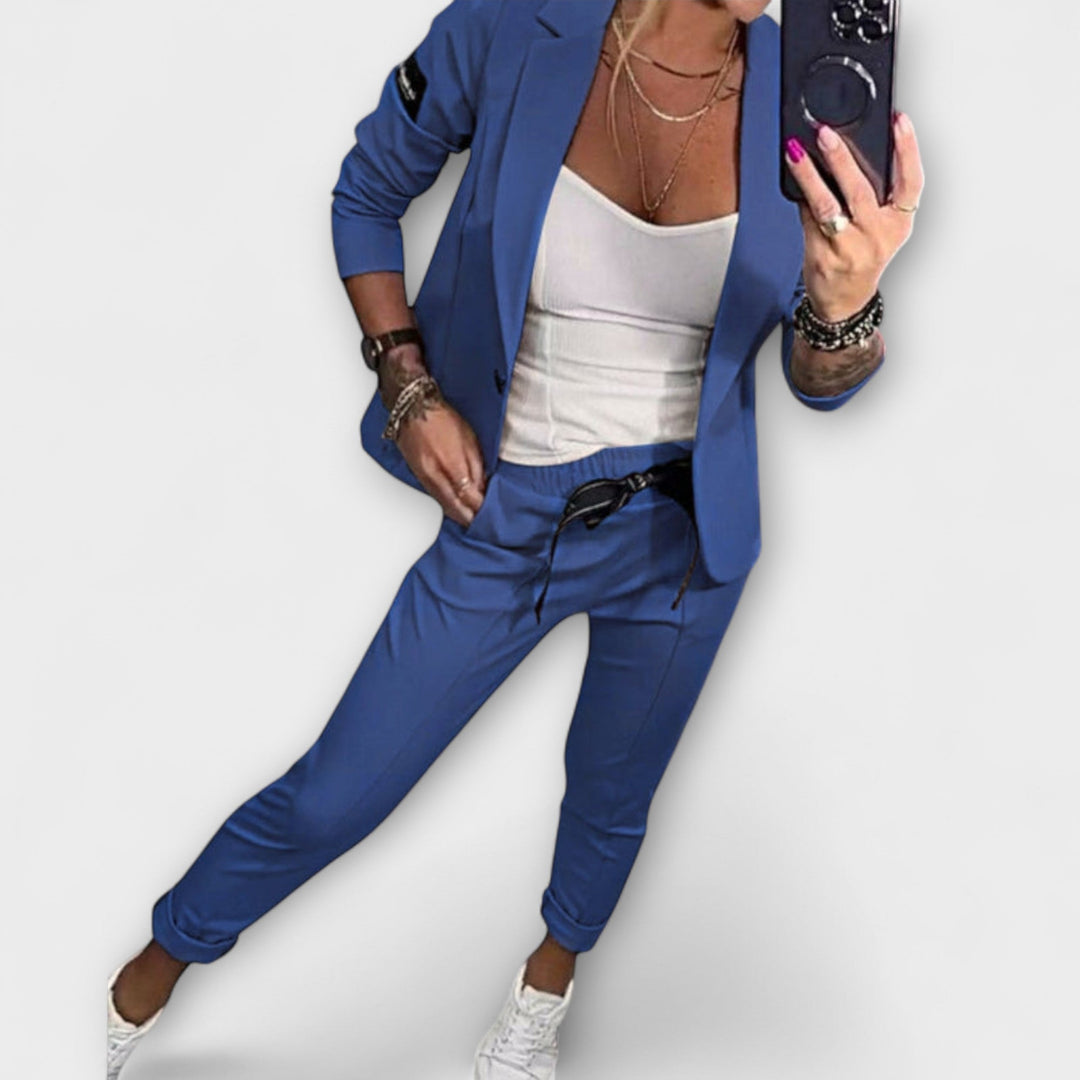 Rosetta – Elegant Top Jacket and Pants Set