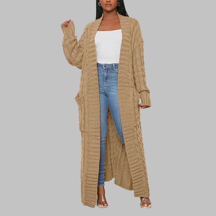Jackie – Casual Long Sleeve Long Cardigan