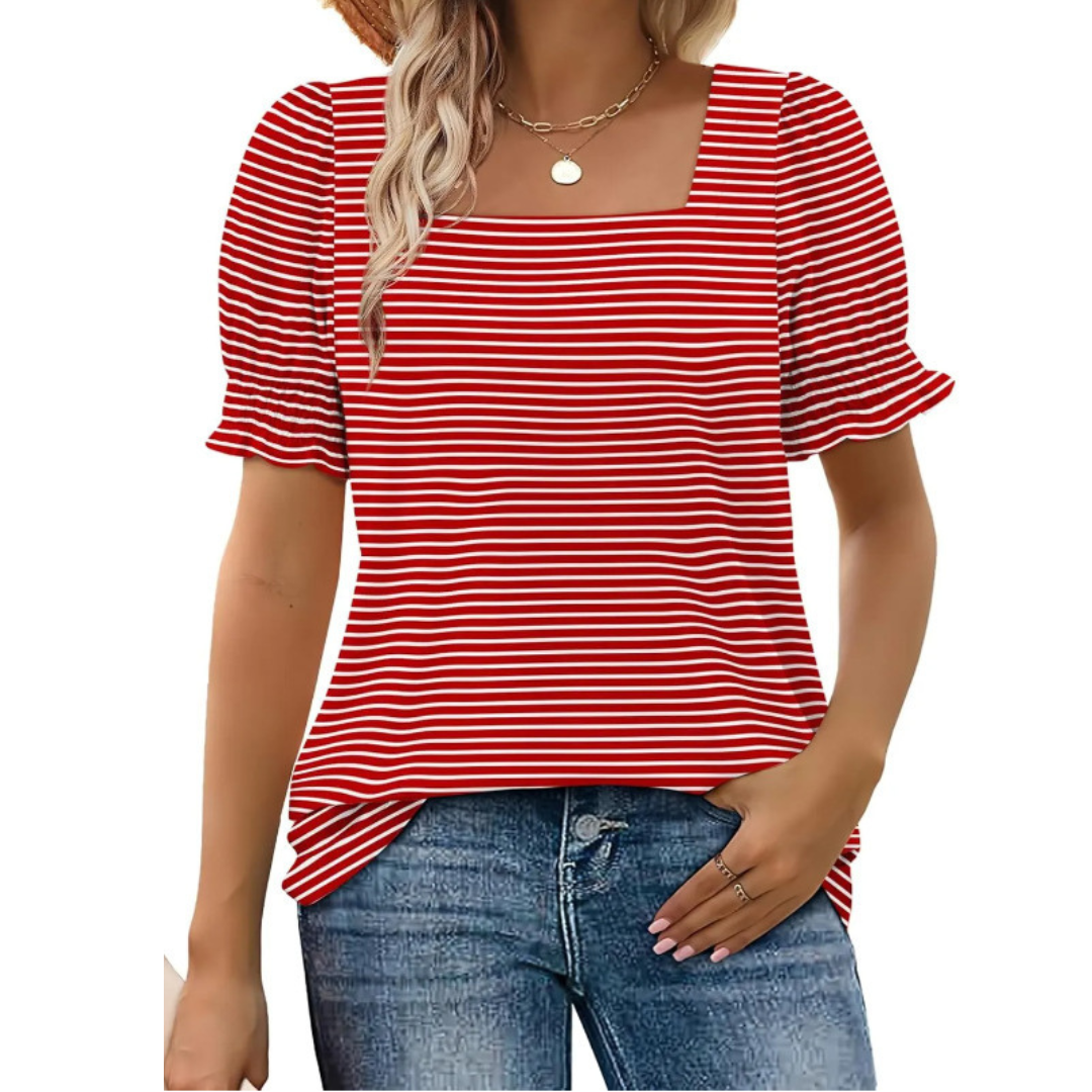 Valerie – Lightweight Ruffle Sleeve Summer Essential