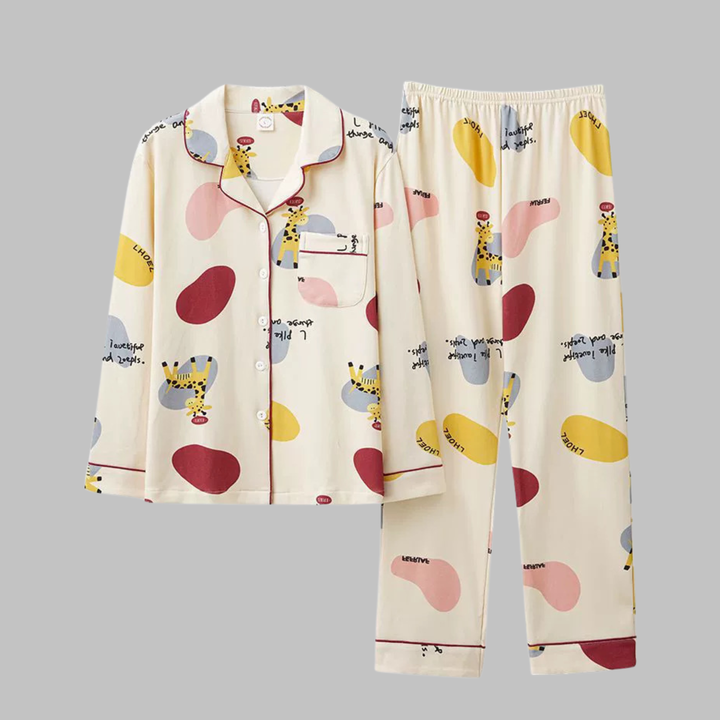 Jill – Cosy Long Sleeve Top and Pants Loungewear Set