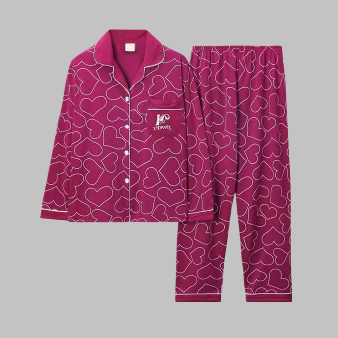 Jill – Cosy Long Sleeve Top and Pants Loungewear Set