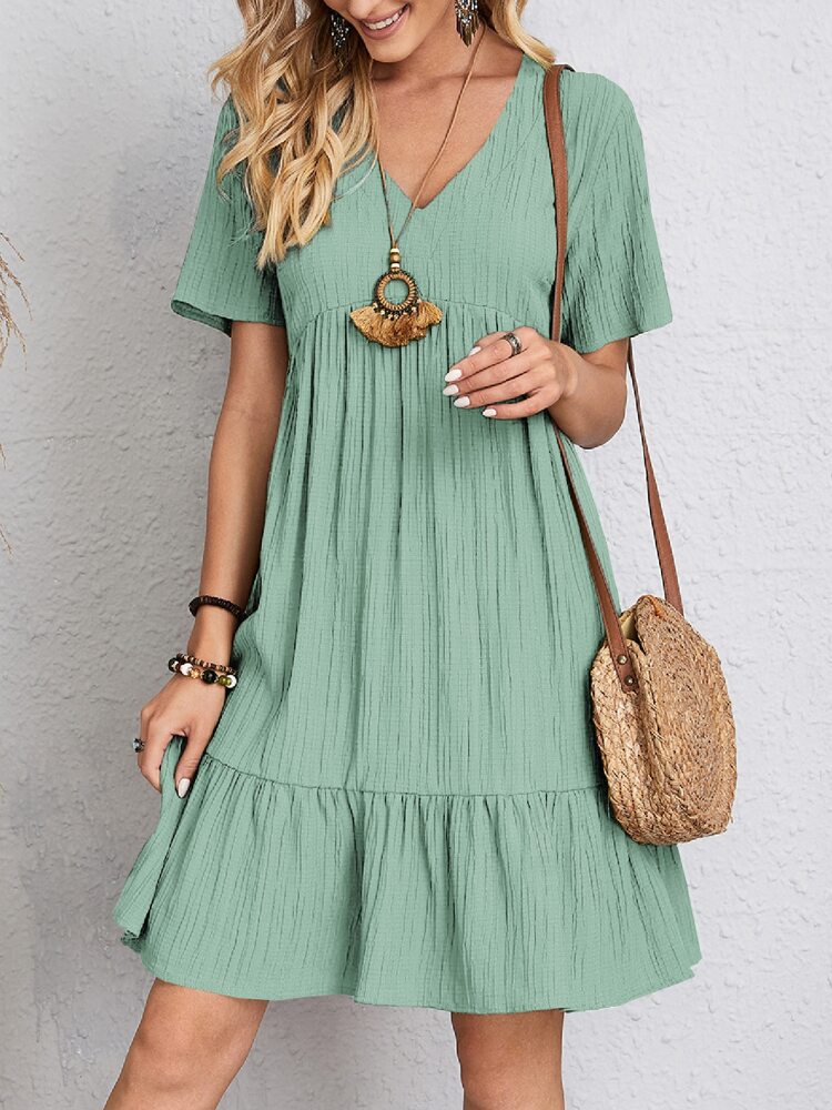 Lynda – Tiered Empire Waist Mini Dress