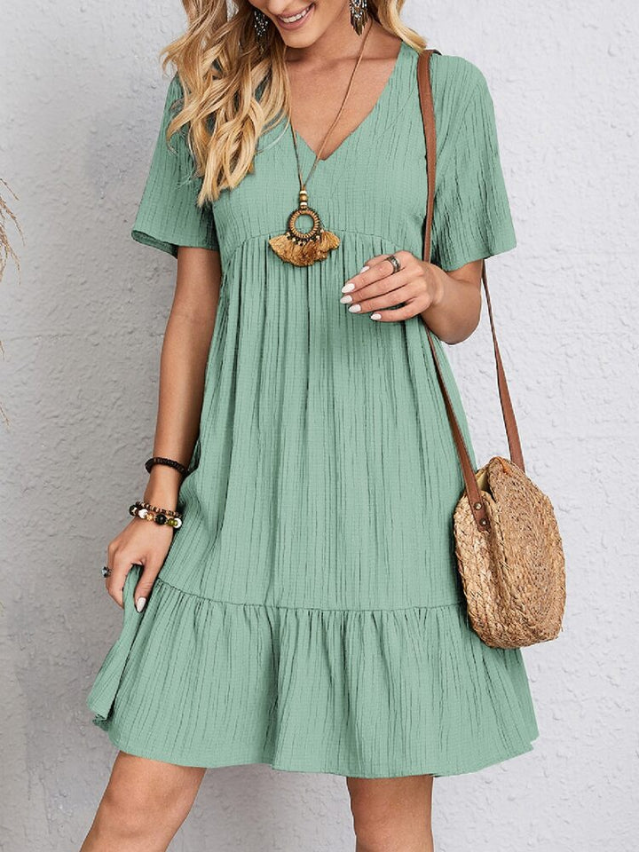Lynda – Tiered Empire Waist Mini Dress