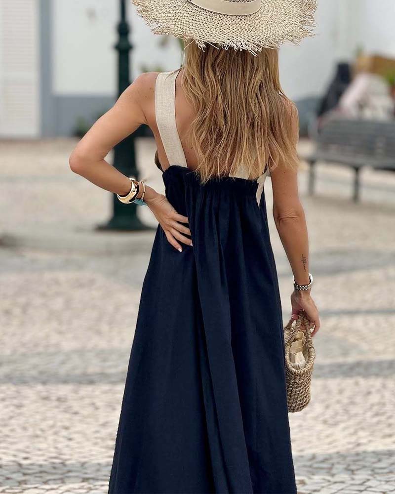 Deirdre – Breezy V-Neck Wide-Leg Set