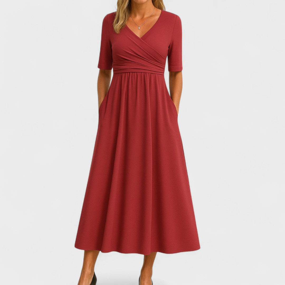 Pauline – Elegant Midi Dress