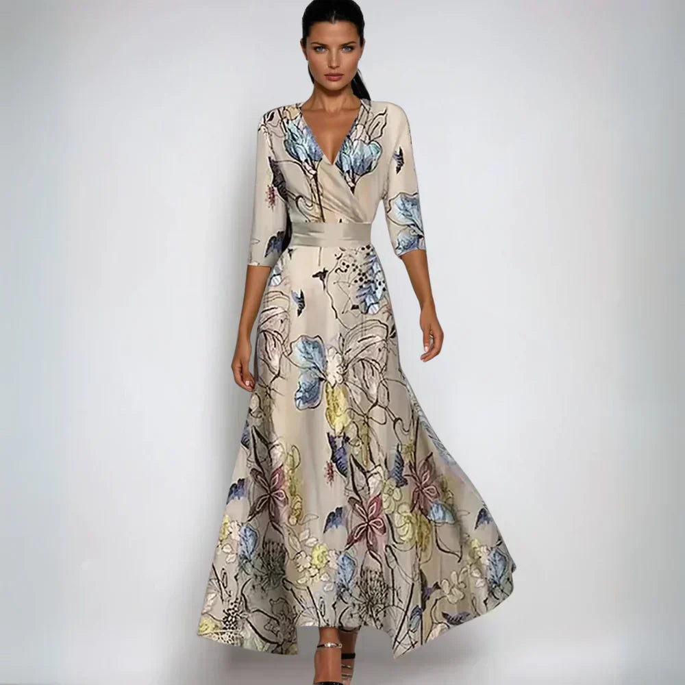 Deirdre – Sophisticated Floral Dress