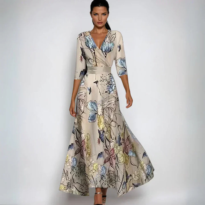 Deirdre – Sophisticated Floral Dress