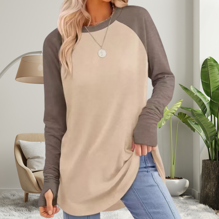 Josie – Cozy Round Neck Long Sleeve Top