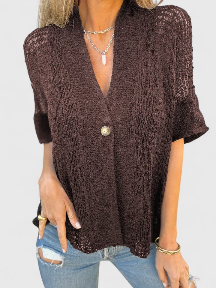 Verity – Elegant Knitted Shirt