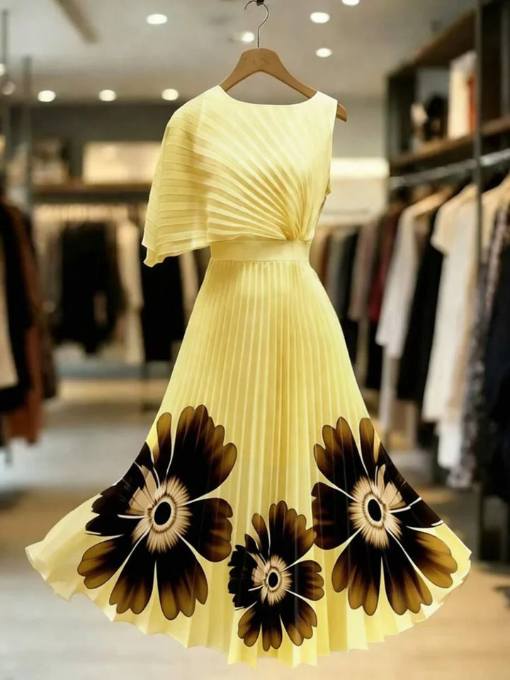 Wendy – Pleated Midi Dress