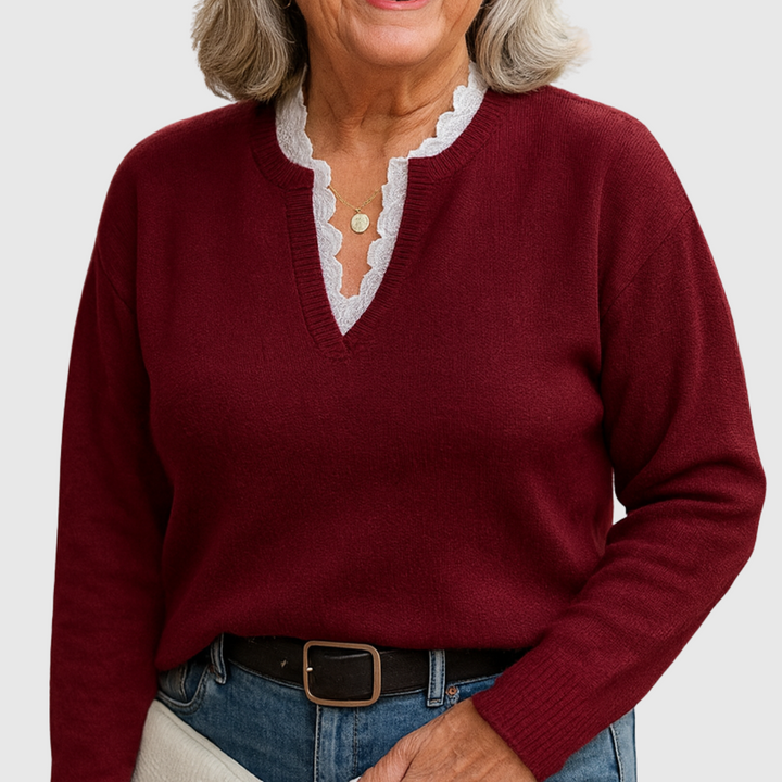 Virginia – Elegant Woven Top