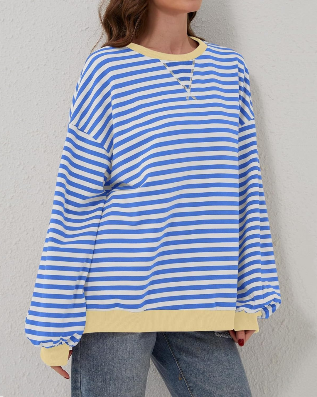 Roxanne – Striped Oversized Sweatshirt