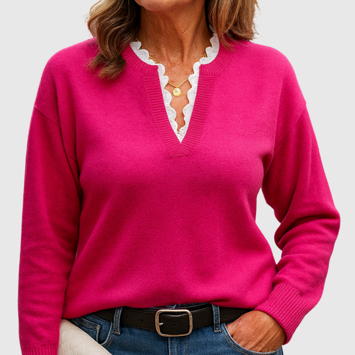 Virginia – Elegant Woven Top