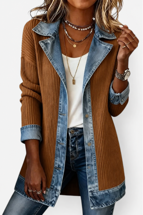 Christine – Contrast Trim Cardigan