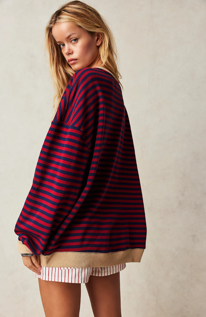Cynthia – Playful Striped Sweater