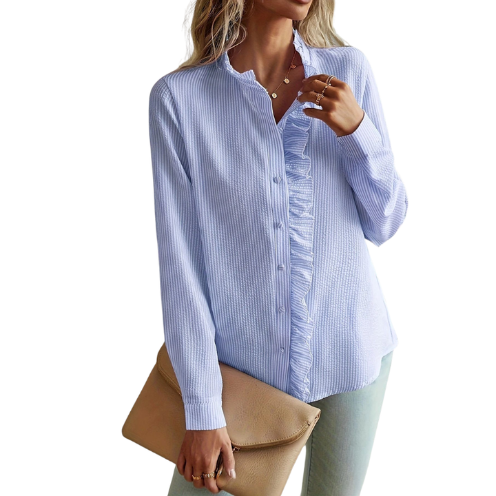 Betty – Effortless Button Front Blouse
