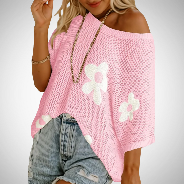 Stephanie – Stylish Lightweight Crochet Top