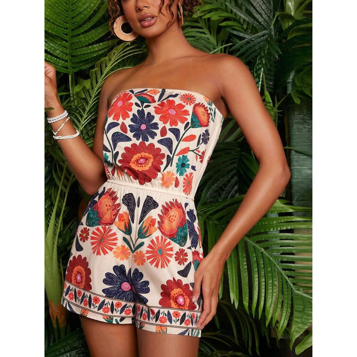 Susan – Lightweight Sleeveless Curvy Fit Tank Romper