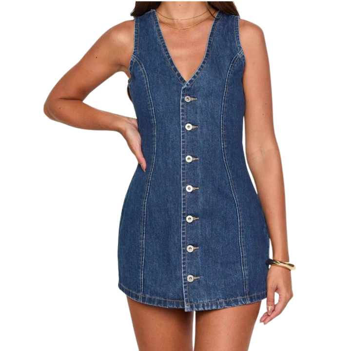Renee – Stylish Puff Sleeve Mini Dress