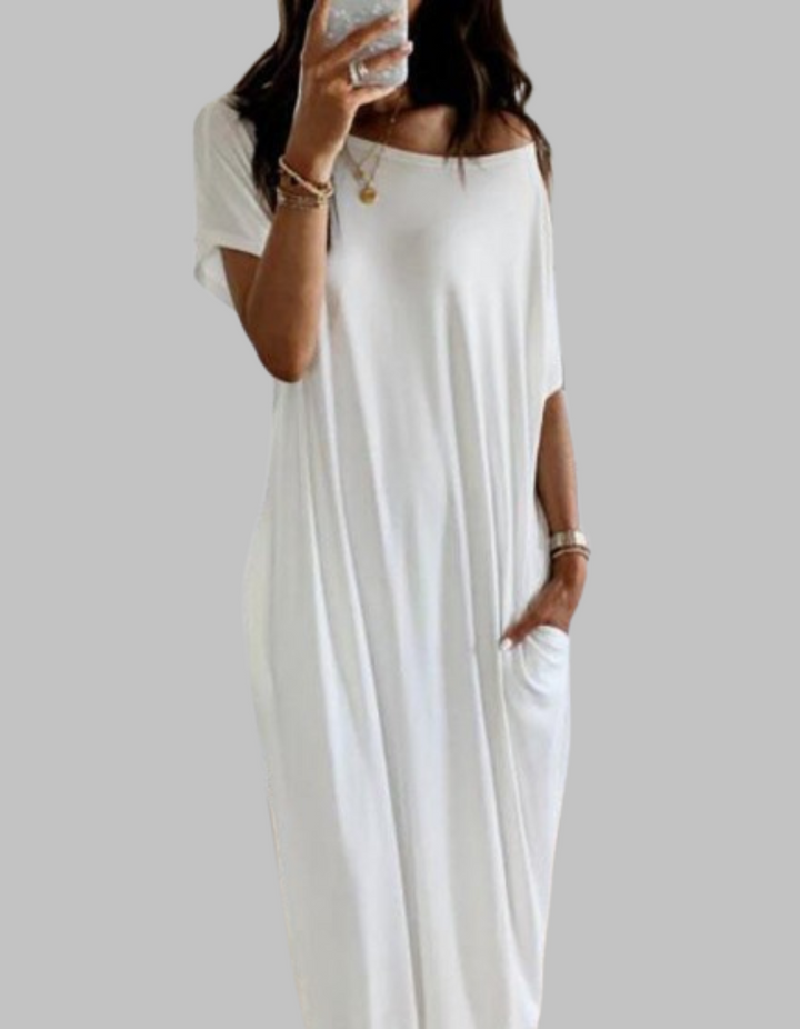 Mavis – Loose Fit Round Neck Sleep Nightdress