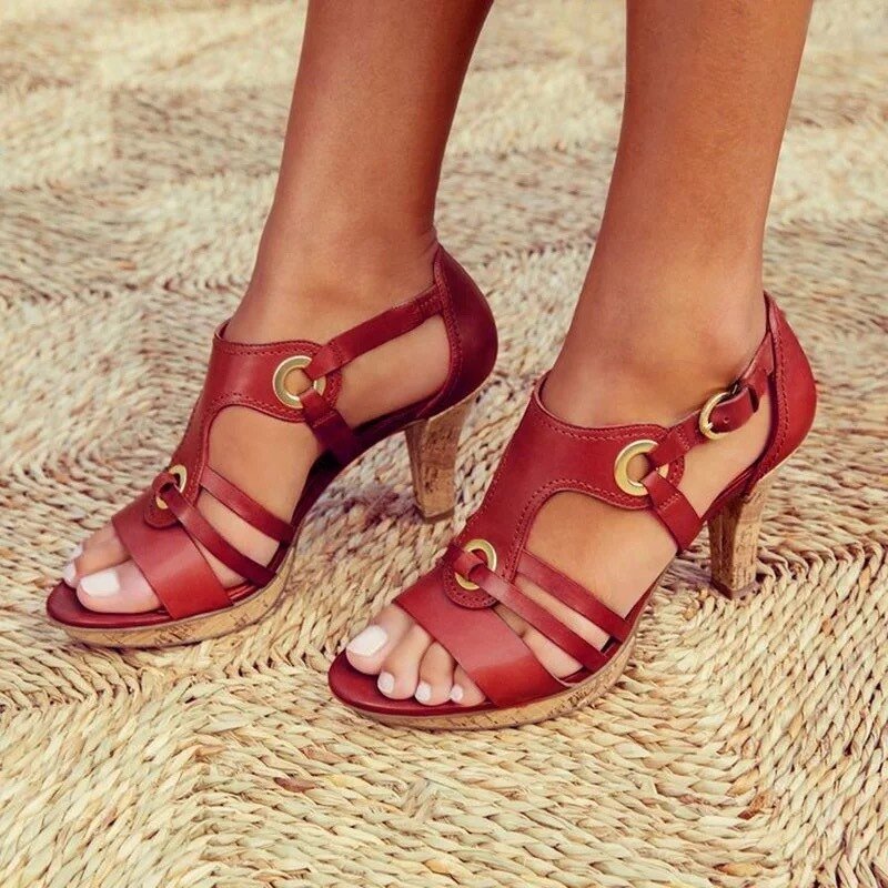 Elaine – Block Heel Sandal