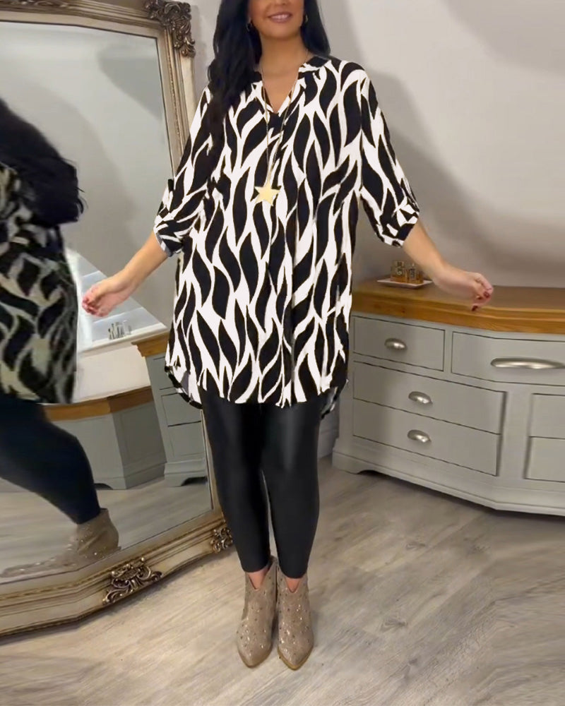 Alexandra – Printed Loose Fit Top