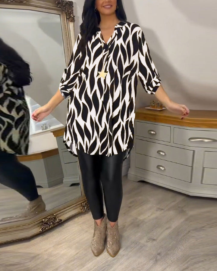 Alexandra – Printed Loose Fit Top