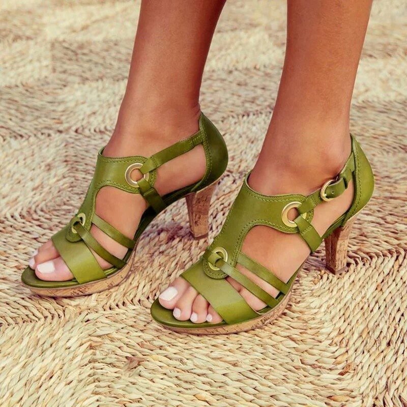 Elaine – Block Heel Sandal