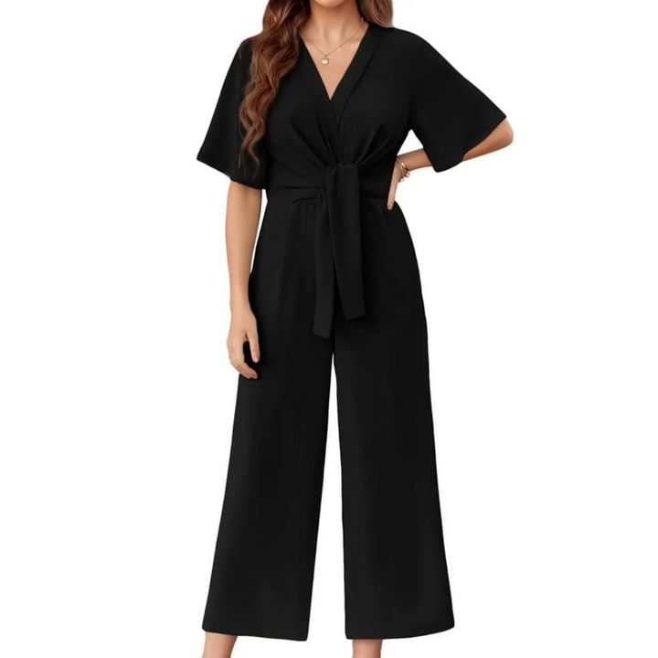 Gabriella – Elegant Summer Tie Knot Jumpsuit