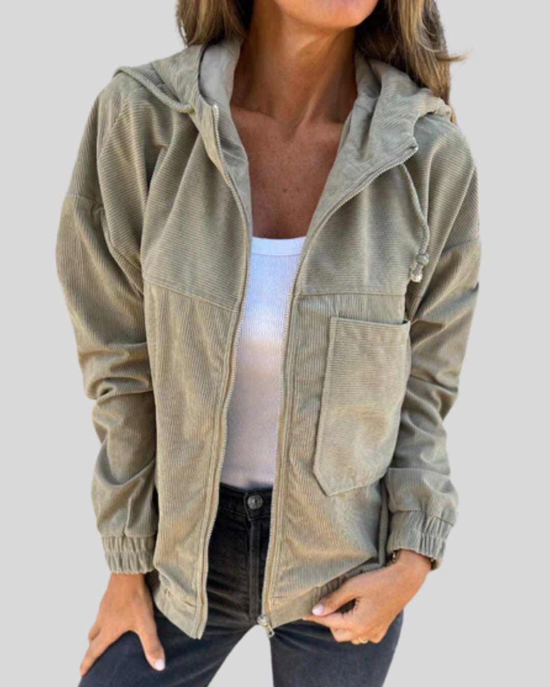 Theresa – Soft Zip-Up Vest