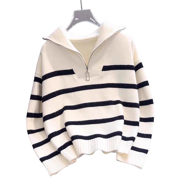 Angela – Comfy Long Sleeve Zip-Up Plush Winter Jacket