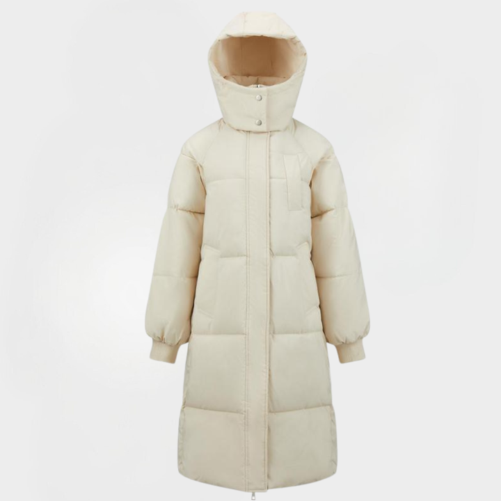 Angela – Relaxed Fit Hooded Plaid Jacket