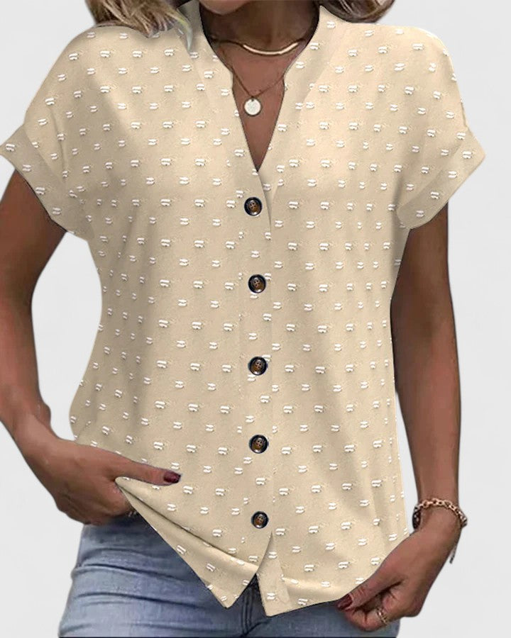 Maude – Comfortable V-Neck Shirt