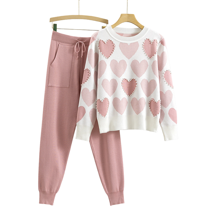 Charlene – Relaxed Smocked Top and Wide Leg Pants Set